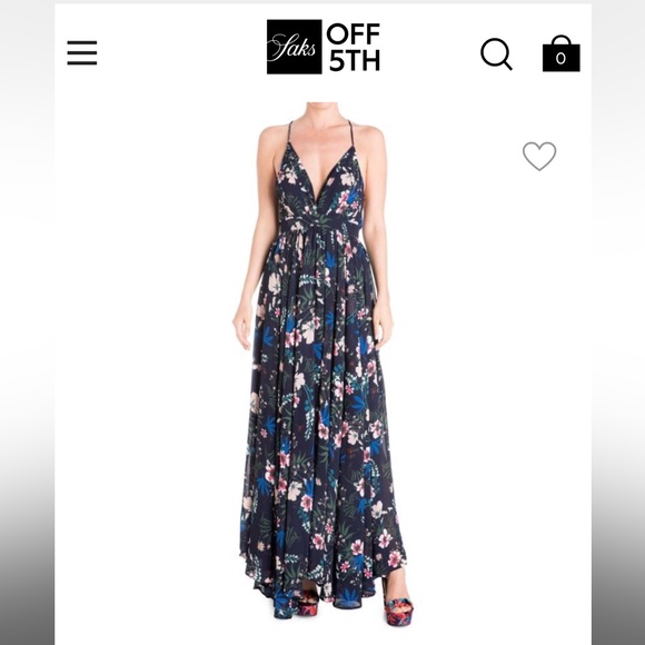 Meghan LA Sleeveless Maxi Dress Wildflower Navy - Picture 16 of 16